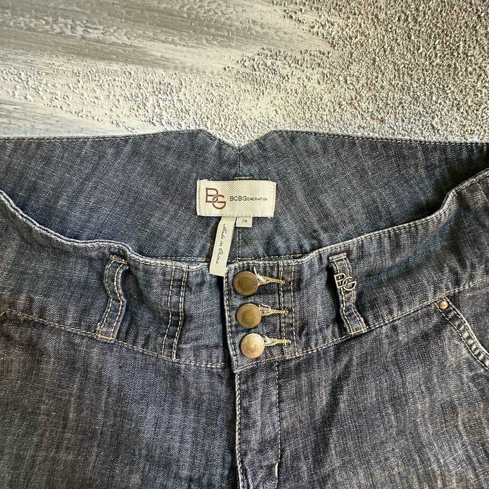 rag & bone Dark Blue Flare Jeans - Picture 2 of 14